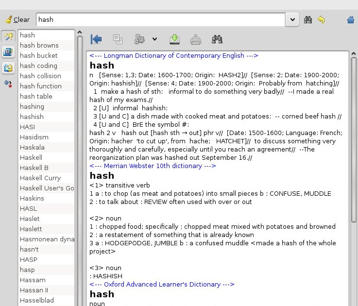 Tech Blog Stardict Dictionary for linux